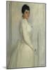 Portrait of Montserrat Carbó-Ramon Casas-Mounted Giclee Print