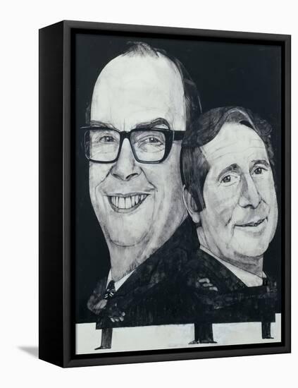 Portrait of Morecambe and Wise, illustration for 'The Listener', 1970s-Barry Fantoni-Framed Premier Image Canvas