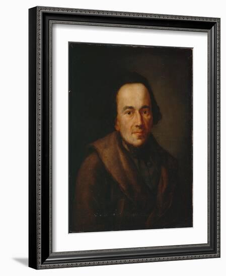 Portrait of Moses Mendelssohn, after 1771-Anton Graff-Framed Giclee Print