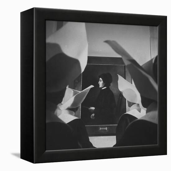 Portrait of Mother Elizabeth Seton, Foundress of the Us Branch of the Sisters of Charity Order-Hank Walker-Framed Premier Image Canvas