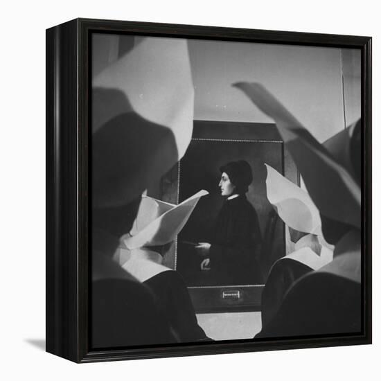 Portrait of Mother Elizabeth Seton, Foundress of the Us Branch of the Sisters of Charity Order-Hank Walker-Framed Premier Image Canvas