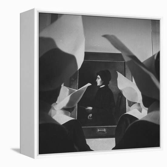 Portrait of Mother Elizabeth Seton, Foundress of the Us Branch of the Sisters of Charity Order-Hank Walker-Framed Premier Image Canvas