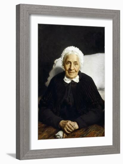 Portrait of Mother-Tito Conti-Framed Giclee Print