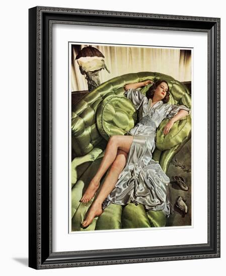 Portrait of Movie Star Alexis Smith-Eliot Elisofon-Framed Photographic Print