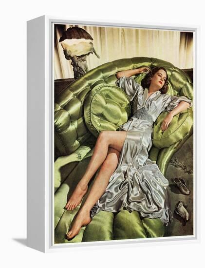 Portrait of Movie Star Alexis Smith-Eliot Elisofon-Framed Premier Image Canvas