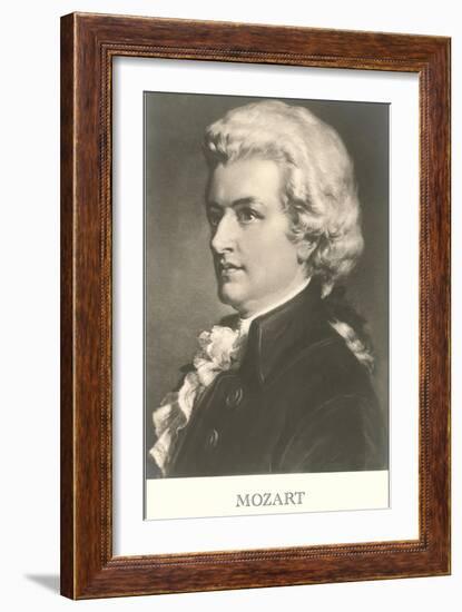 Portrait of Mozart-null-Framed Art Print