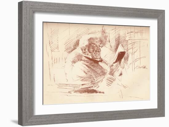 Portrait of Mr. Gladstone, 1896-John McLure Hamilton-Framed Giclee Print