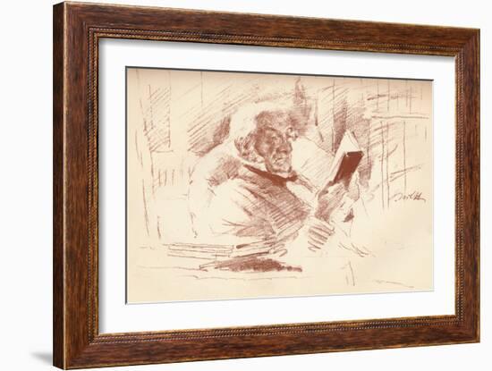 Portrait of Mr. Gladstone, 1896-John McLure Hamilton-Framed Giclee Print