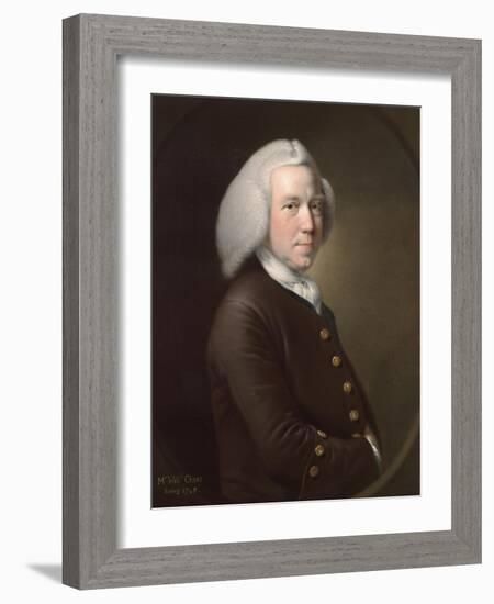 Portrait of Mr. William Chase, Sr., c.1760-65-Joseph Wright of Derby-Framed Giclee Print