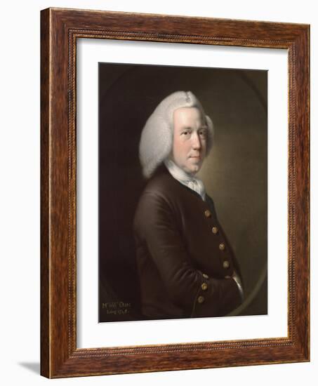 Portrait of Mr. William Chase, Sr., c.1760-65-Joseph Wright of Derby-Framed Giclee Print