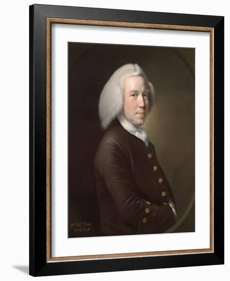 Portrait of Mr. William Chase, Sr., c.1760-65-Joseph Wright of Derby-Framed Giclee Print