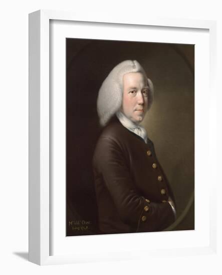 Portrait of Mr. William Chase, Sr., c.1760-65-Joseph Wright of Derby-Framed Giclee Print