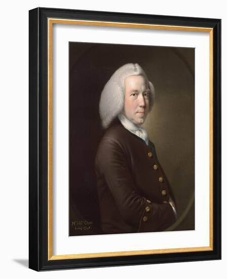 Portrait of Mr. William Chase, Sr., c.1760-65-Joseph Wright of Derby-Framed Giclee Print