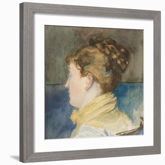 Portrait of Mrs Abbey-Edwin Austin Abbey-Framed Premium Giclee Print