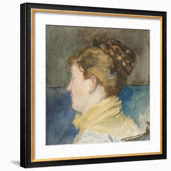 Portrait of Mrs Abbey-Edwin Austin Abbey-Framed Premium Giclee Print