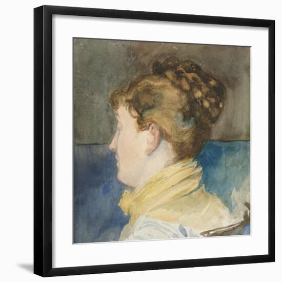 Portrait of Mrs Abbey-Edwin Austin Abbey-Framed Premium Giclee Print