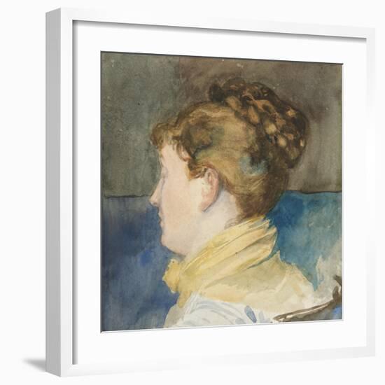 Portrait of Mrs Abbey-Edwin Austin Abbey-Framed Premium Giclee Print