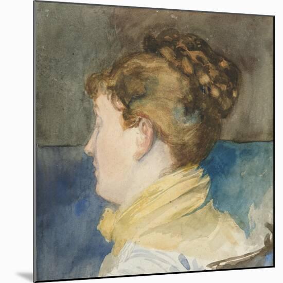 Portrait of Mrs Abbey-Edwin Austin Abbey-Mounted Premium Giclee Print