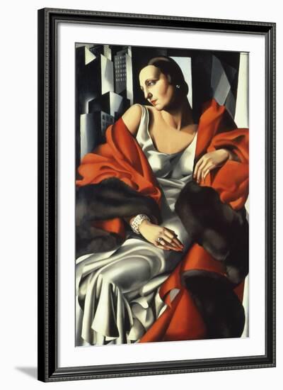 Portrait of Mrs Boucard-Tamara de Lempicka-Framed Giclee Print