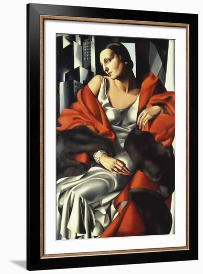 Portrait of Mrs Boucard-Tamara de Lempicka-Framed Giclee Print