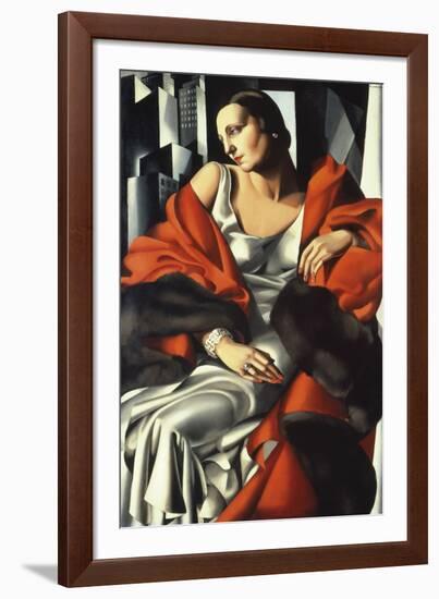 Portrait of Mrs Boucard-Tamara de Lempicka-Framed Giclee Print