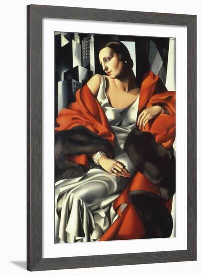 Portrait of Mrs Boucard-Tamara de Lempicka-Framed Giclee Print