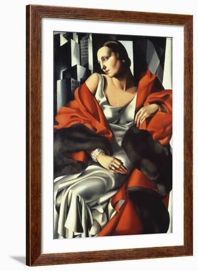 Portrait of Mrs Boucard-Tamara de Lempicka-Framed Giclee Print