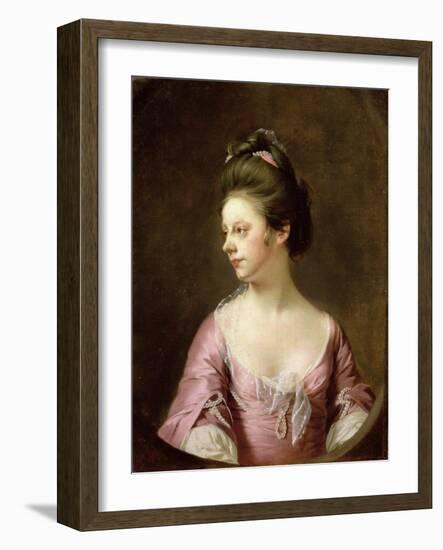 Portrait of Mrs Catherine Swindell, 1769-72-Joseph Wright of Derby-Framed Giclee Print