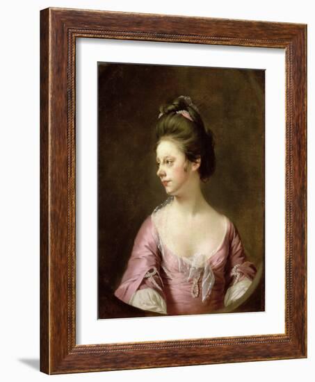 Portrait of Mrs Catherine Swindell, 1769-72-Joseph Wright of Derby-Framed Giclee Print
