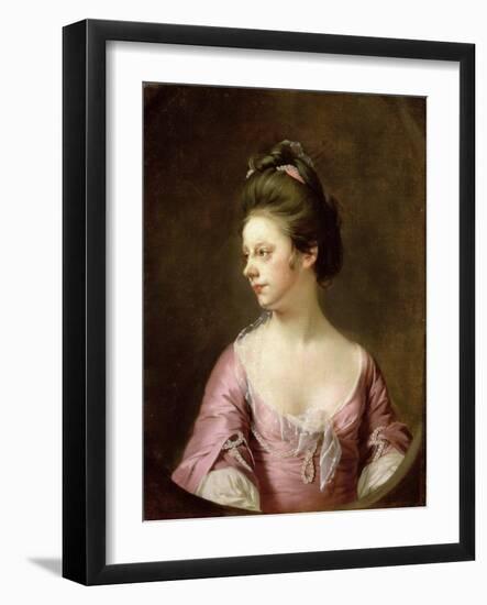 Portrait of Mrs Catherine Swindell, 1769-72-Joseph Wright of Derby-Framed Giclee Print