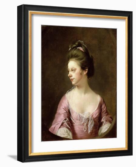 Portrait of Mrs Catherine Swindell, 1769-72-Joseph Wright of Derby-Framed Giclee Print