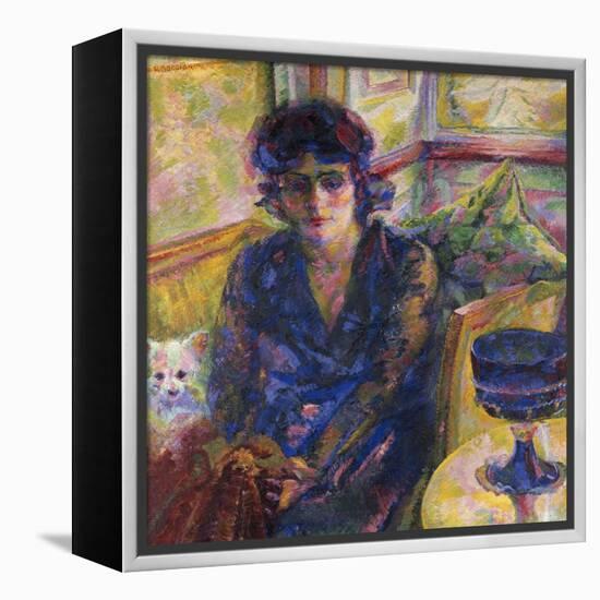 Portrait of Mrs Cragnolini Fanna-Umberto Boccioni-Framed Premier Image Canvas