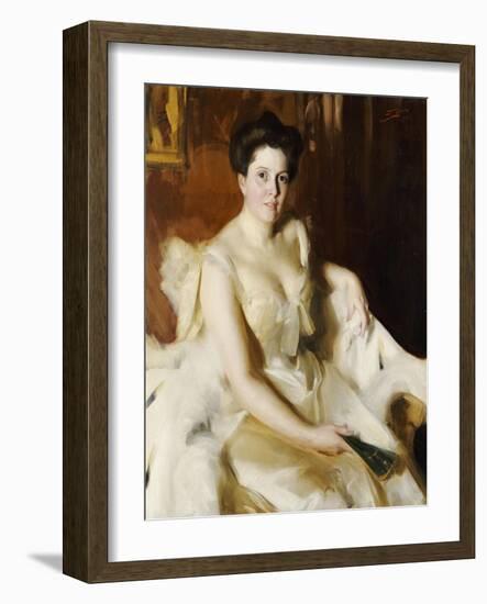 Portrait of Mrs de Ver Warner-Anders Leonard Zorn-Framed Giclee Print