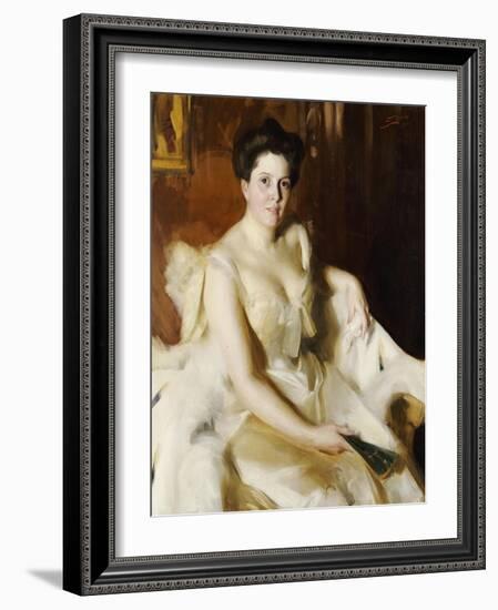 Portrait of Mrs de Ver Warner-Anders Leonard Zorn-Framed Giclee Print