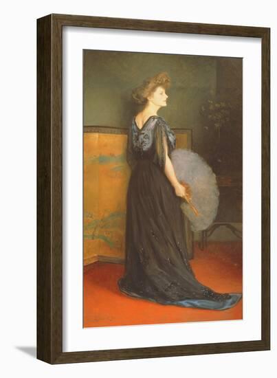 Portrait of Mrs Francis Stanton Blake, 1908-Julius Leblanc Stewart-Framed Giclee Print