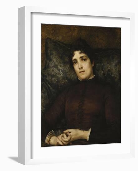 Portrait of Mrs. Frank D. Millet, 1886-Sir Lawrence Alma-Tadema-Framed Giclee Print