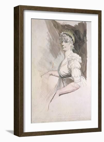 Portrait of Mrs Fuseli, C.1798-Henry Fuseli-Framed Giclee Print