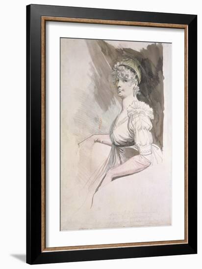 Portrait of Mrs Fuseli, C.1798-Henry Fuseli-Framed Giclee Print