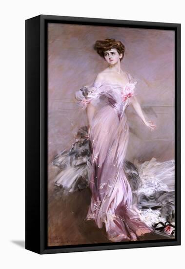 Portrait of Mrs. Howard-Johnston, 1906-Giovanni Boldini-Framed Premier Image Canvas