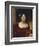 Portrait of Mrs. John Allnutt, Seated Half-Length in a Crimson Velvet Dress, Brown Shawl and Gold…-Thomas Lawrence-Framed Giclee Print