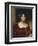 Portrait of Mrs. John Allnutt, Seated Half-Length in a Crimson Velvet Dress, Brown Shawl and Gold…-Thomas Lawrence-Framed Giclee Print