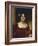 Portrait of Mrs. John Allnutt, Seated Half-Length in a Crimson Velvet Dress, Brown Shawl and Gold…-Thomas Lawrence-Framed Giclee Print