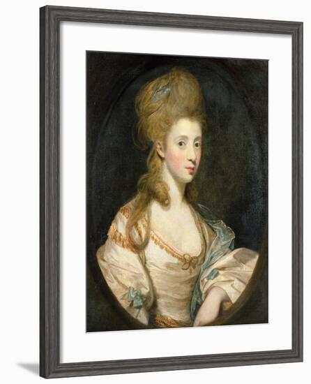 Portrait of Mrs. John Musters C.1777-80-Sir Joshua Reynolds-Framed Giclee Print