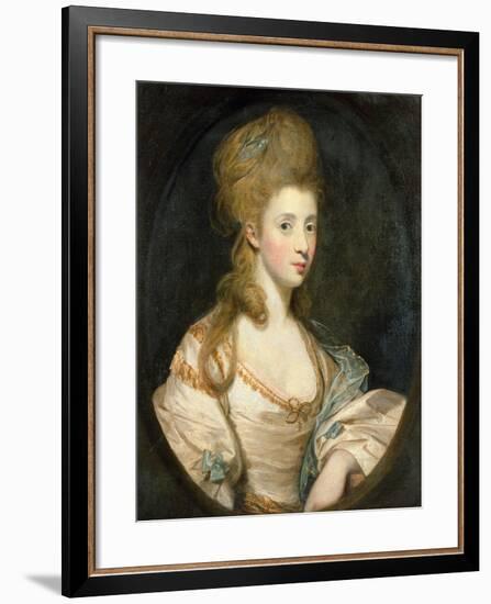 Portrait of Mrs. John Musters C.1777-80-Sir Joshua Reynolds-Framed Giclee Print