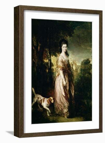 Portrait of Mrs. Lowndes-Stone circa 1775-Thomas Gainsborough-Framed Giclee Print