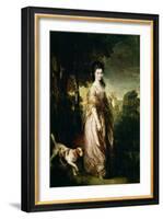 Portrait of Mrs. Lowndes-Stone circa 1775-Thomas Gainsborough-Framed Giclee Print