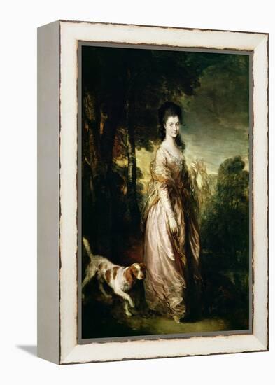 Portrait of Mrs. Lowndes-Stone circa 1775-Thomas Gainsborough-Framed Premier Image Canvas