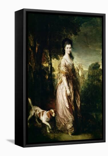 Portrait of Mrs. Lowndes-Stone circa 1775-Thomas Gainsborough-Framed Premier Image Canvas