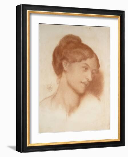 Portrait of Mrs Murray Marks, 1868-Dante Gabriel Charles Rossetti-Framed Giclee Print
