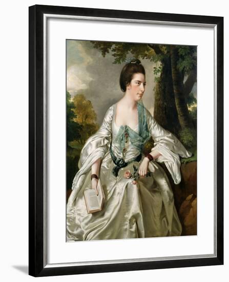 Portrait of Mrs. Nicholas Ashton, Nee Mary Warburton Philpot, 1769-Joseph Wright of Derby-Framed Giclee Print